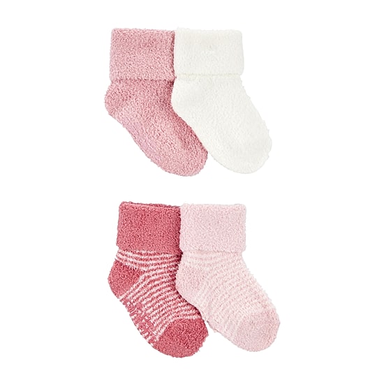 Carter's Baby Girls 4 Pair Baby Booties