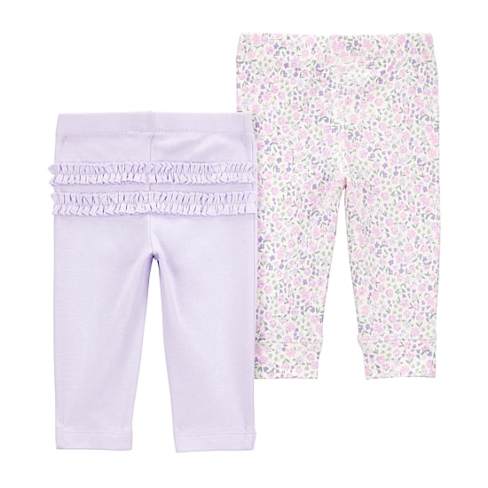 Carter's Baby Girls Straight Regular Fit Pull-On Pant