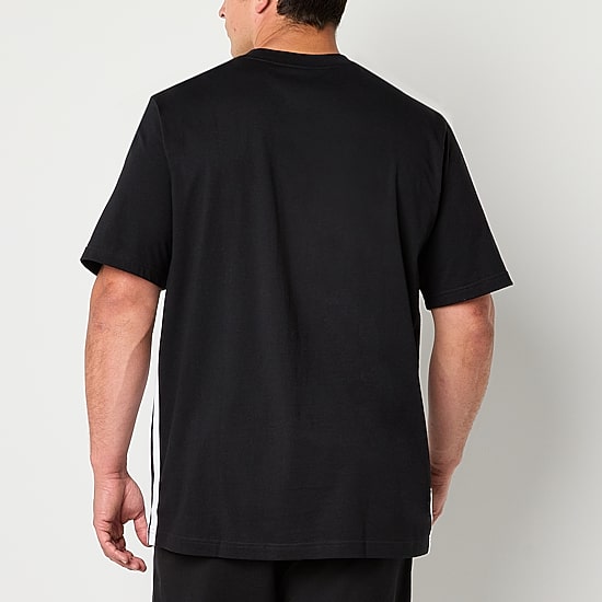 adidas Mens Crew Neck Short Sleeve Active Big and Tall T-Shirt