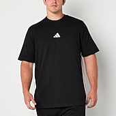 adidas Mens Crew Neck Short Sleeve Active Big and Tall T-Shirt