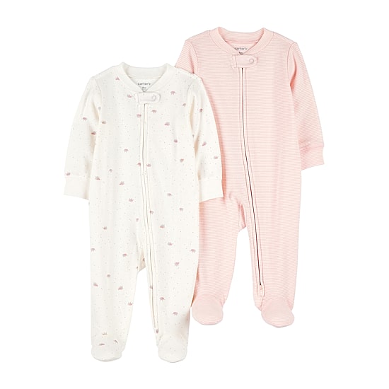 Carter's Baby Girls 2-pc. Striped Sleep and Play