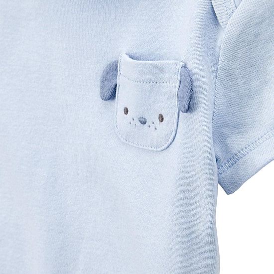 Carter's Baby Boys Round Neck Short Sleeve Rib 5-pc. Bodysuit