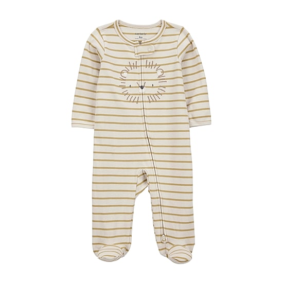 Carter's Lion Baby Boys Striped Sleep and Play