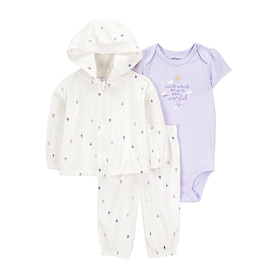 Carter's Baby Girls 3-pc. Pant Set