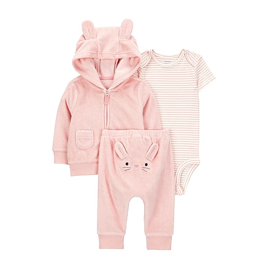 Carter's Baby Girls 3-pc. Pant Set
