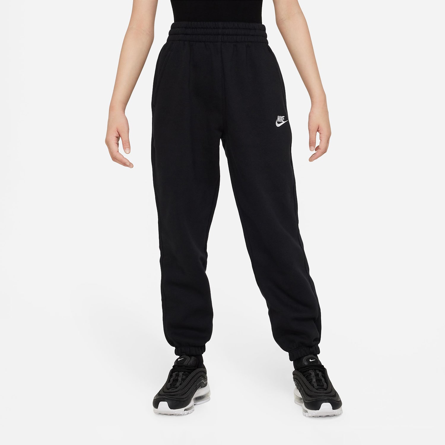Nike Club Big Kid Girls Cuffed Loose Fit Fleece Jogger Pant