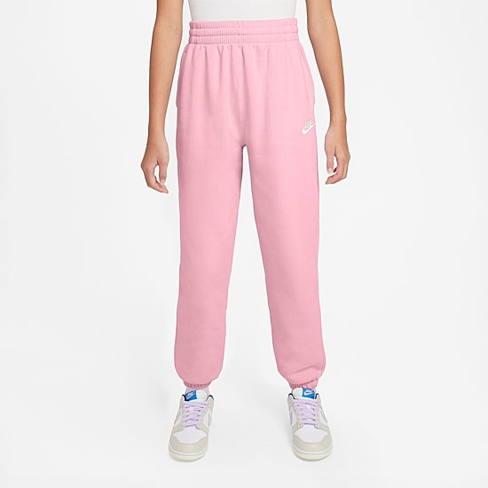 Nike Club Big Kid Girls Cuffed Loose Fit Fleece Jogger Pant