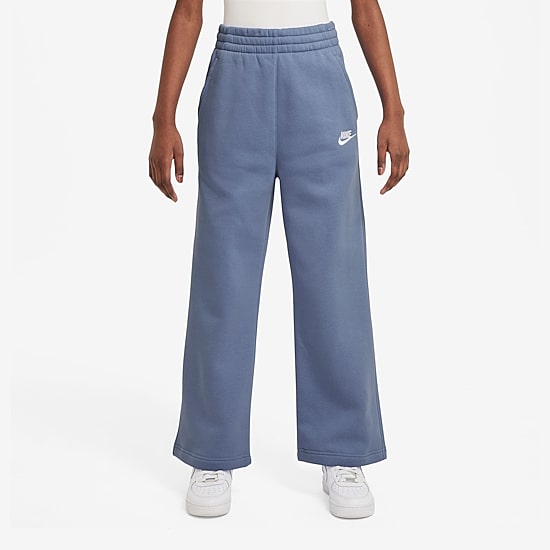 Nike Club Big Kid Girls Wide Leg Regular Fit Fleece Pull-On Pant
