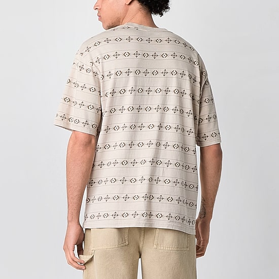 Arizona Mens Short Sleeve Boxy Fit Graphic T-Shirt