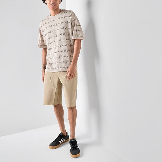 Arizona Mens Short Sleeve Boxy Fit Graphic T-Shirt
