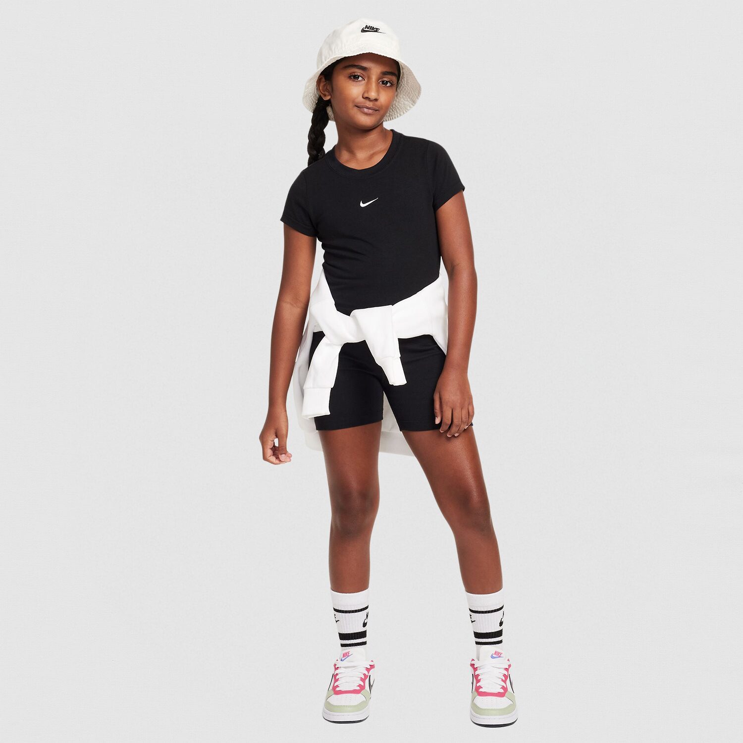 Nike Big Kid Girls Crew Neck Short Sleeve Regular Fit Graphic T-Shirt