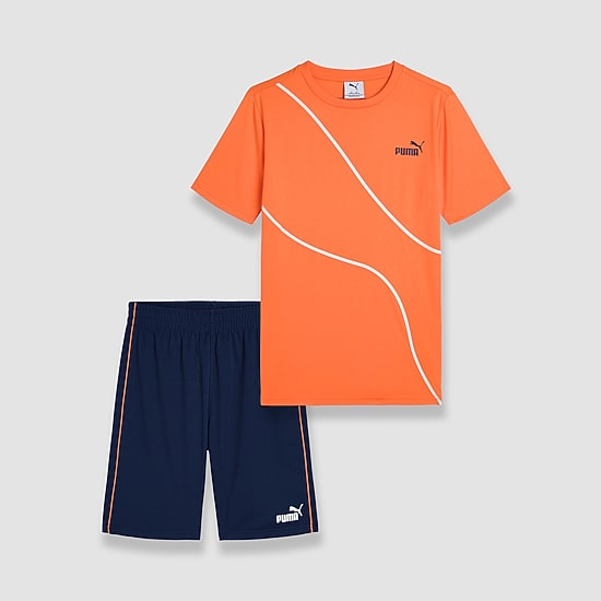 PUMA Big Kid Boys Knit 2-pc. Short Set