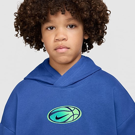 Nike Big Kid Unisex Long Sleeve Fleece Active Hoodie