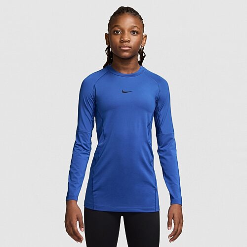 Nike Big Kid Boys Crew Neck Long Sleeve Active T-Shirt, X-large, Blue