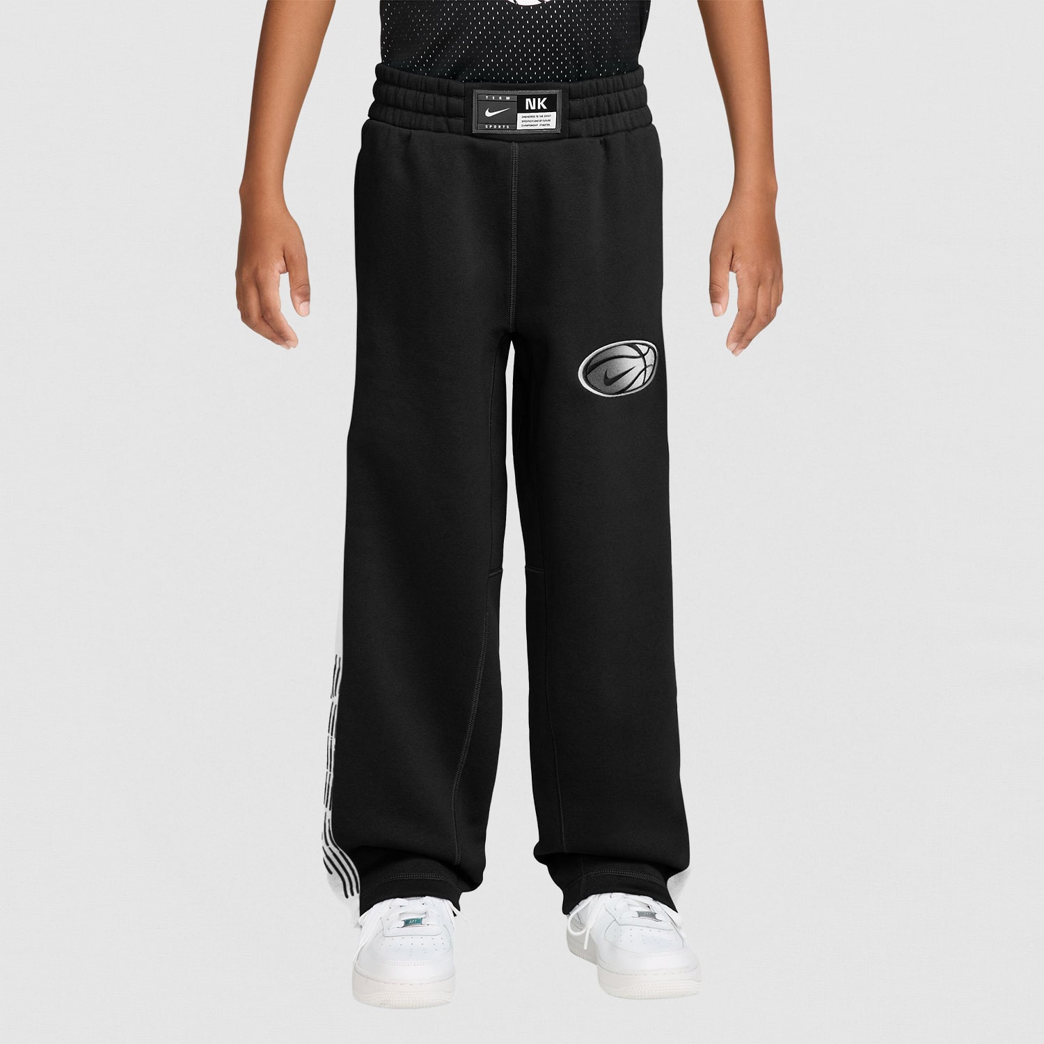 Nike Big Kid Unisex Straight Regular Fit Fleece Pull-On Pant