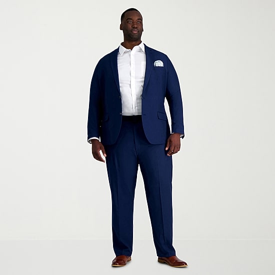 Haggar Smart Wash With Repreve Mens Big and Tall Classic Fit Suit Jacket