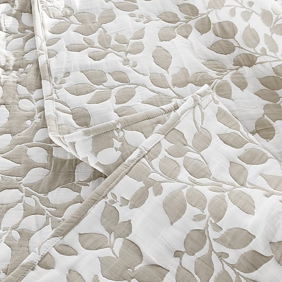 Awesome Home™ Leaves Jacquard 3-pc. Reversible Quilt Set