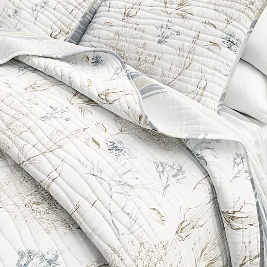 Linery Coastal Reversible Quilt Set