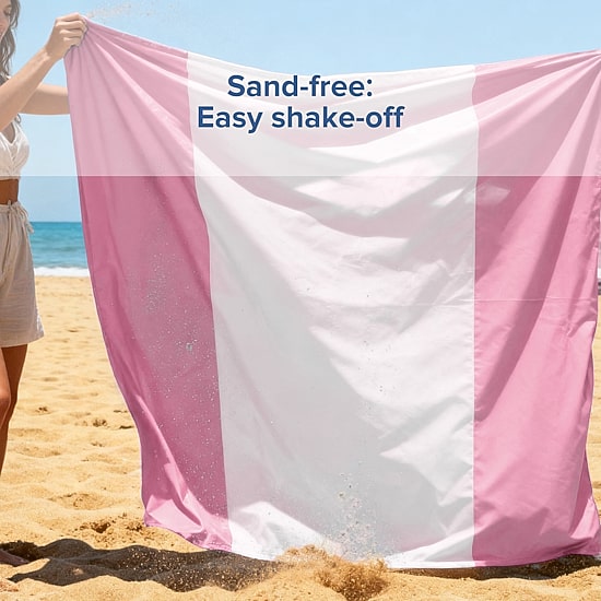 Awesome Home™ Beach And Picnic Waterproof Beach Blanket