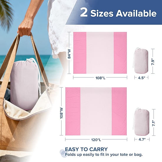 Awesome Home™ Beach And Picnic Waterproof Beach Blanket