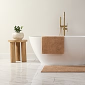 Casual Comfort Solid Reversible Bath Rug