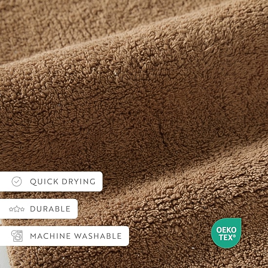 Casual Comfort Solid Reversible Bath Rug