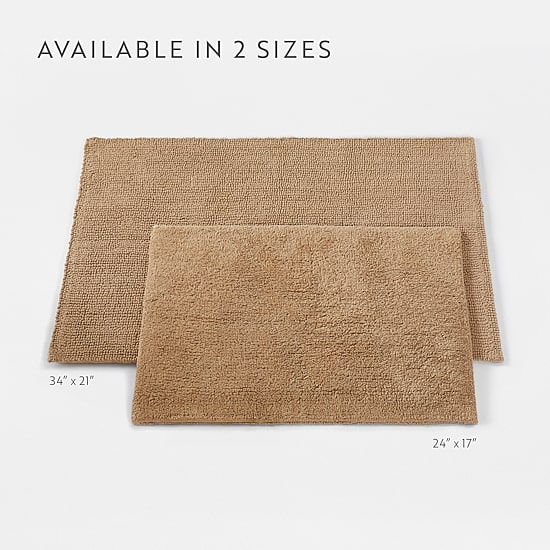 Casual Comfort Solid Reversible Bath Rug