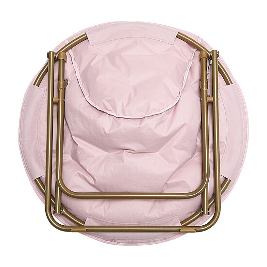 AEROPOSTALE Faux Fur Bow Saucer Papasan Chair
