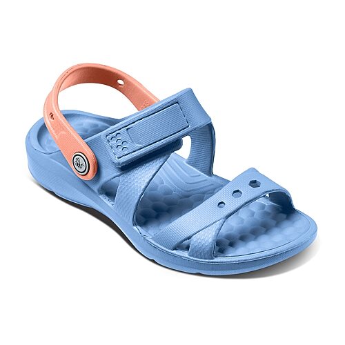 Joybees Unisex Kids Solid Adventure Strap Sandals In Blue