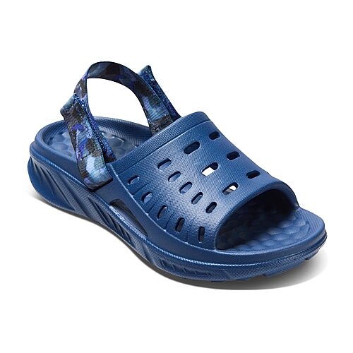 Joybees Unisex Kids Solid Trekking Slide Sandals In Blue