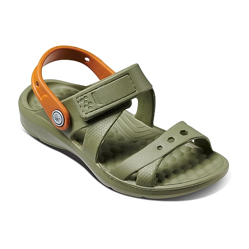 Joybees Unisex Kids Solid Adventure Strap Sandals In Green