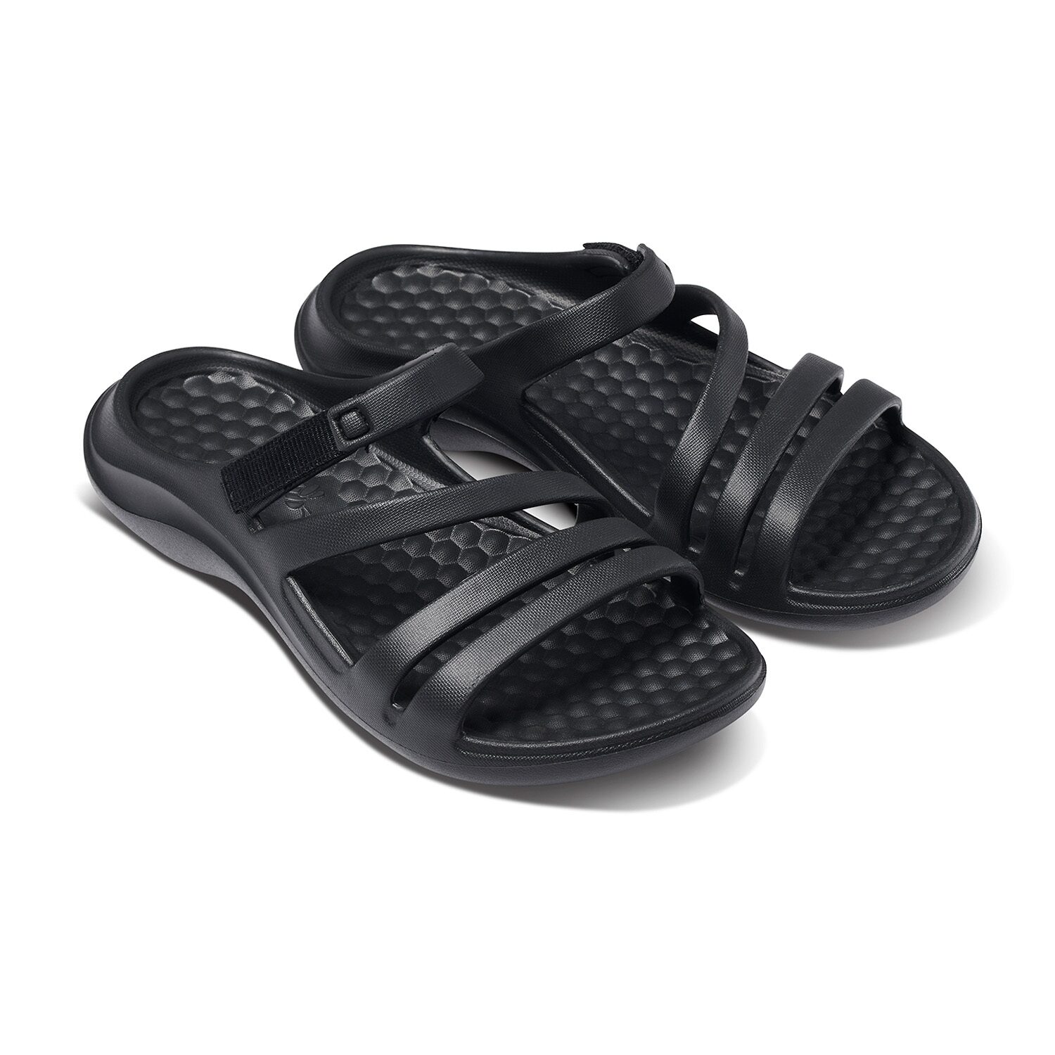 joybees® Womens Graphic Lakeshore Slide Sandals