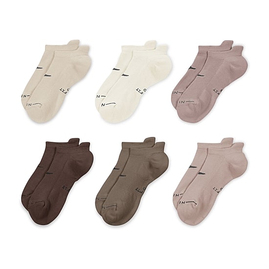 Nike Womens 6 Pair No Show Socks