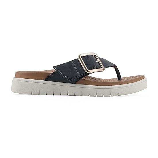 White Mountain Nalla Womens Adjustable Strap Footbed Sandals