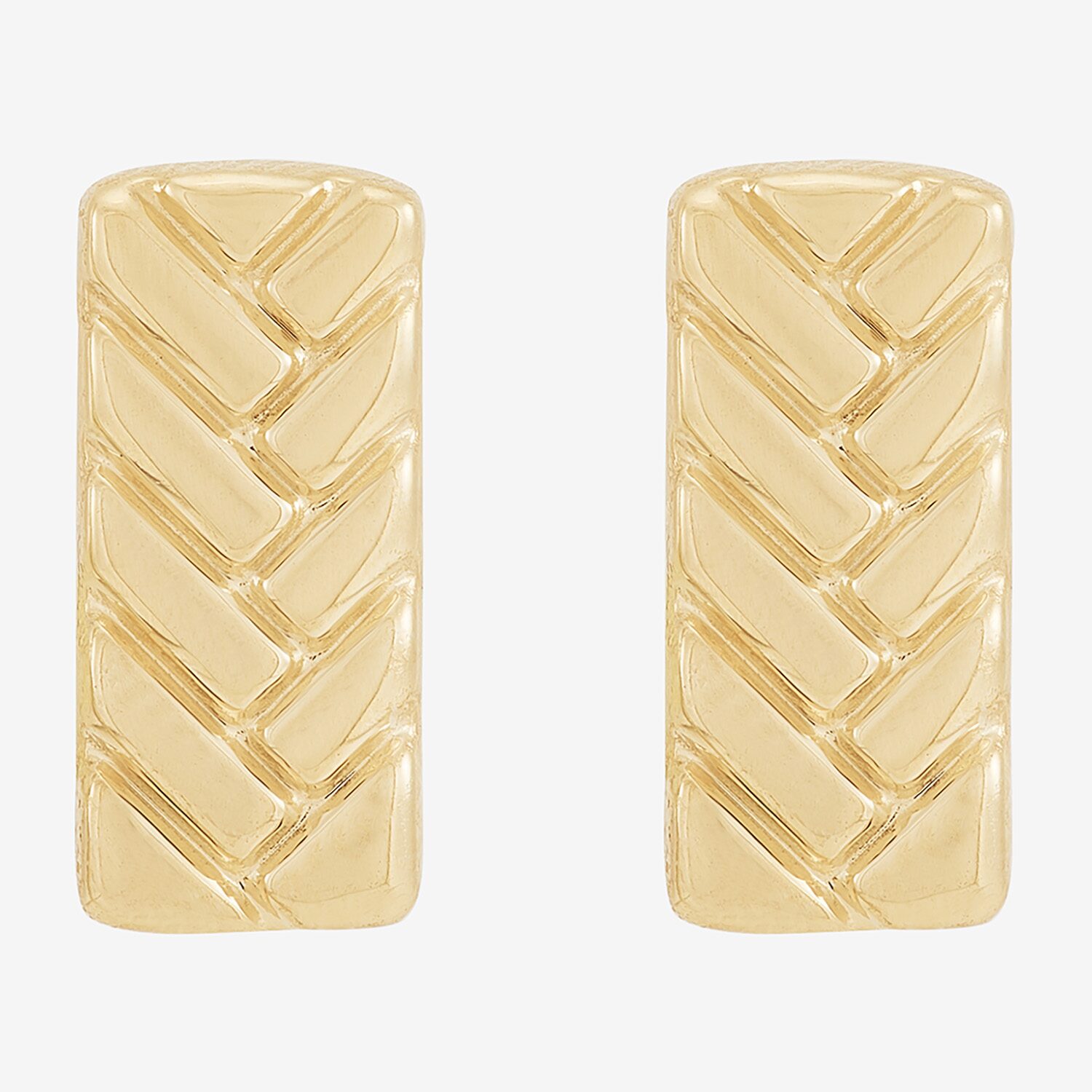Gold Addiction 10K Gold 6mm Stud Earrings