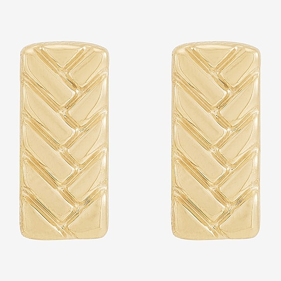 Gold Addiction 10K Gold 6mm Stud Earrings