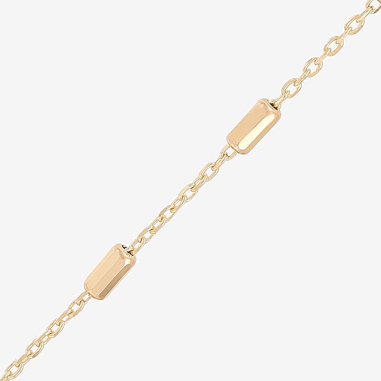 Gold Addiction Womens 10K Gold 18 Inch Chain Necklace