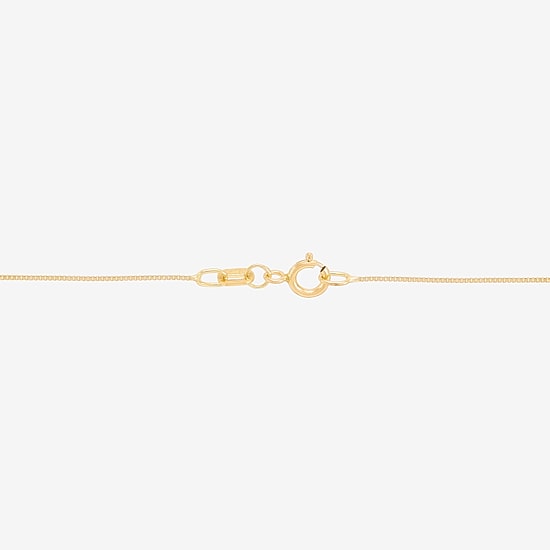 Gold Addiction Womens 10K Gold Hamsa 18 Inch Pendant Necklace