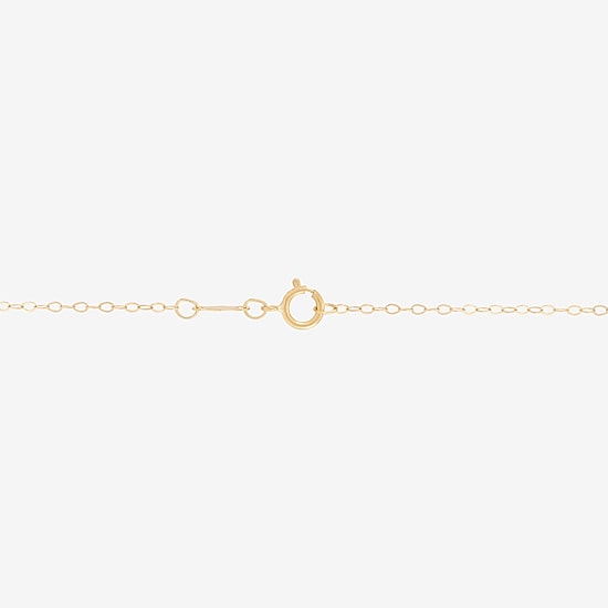 Gold Addiction Womens 10K Gold 18 Inch Pendant Necklace