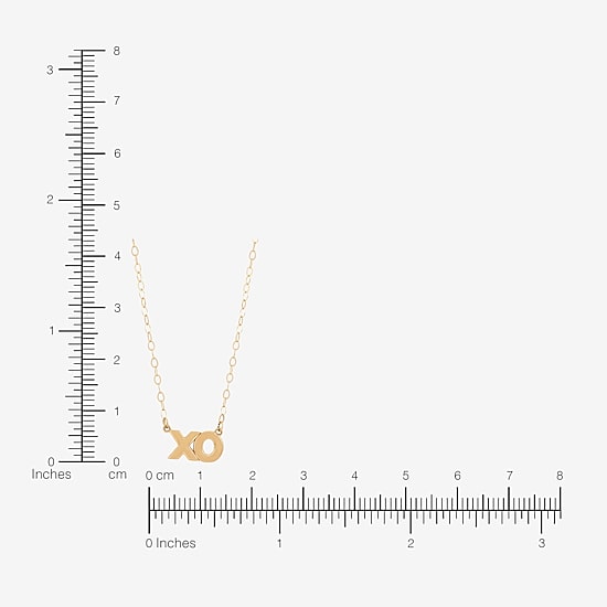 Gold Addiction Womens 10K Gold 18 Inch Pendant Necklace