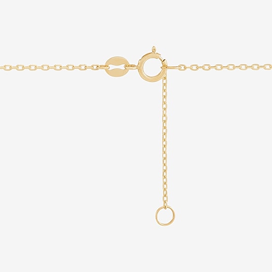 Gold Addiction Womens 10K Gold 17 Inch Chain Necklace