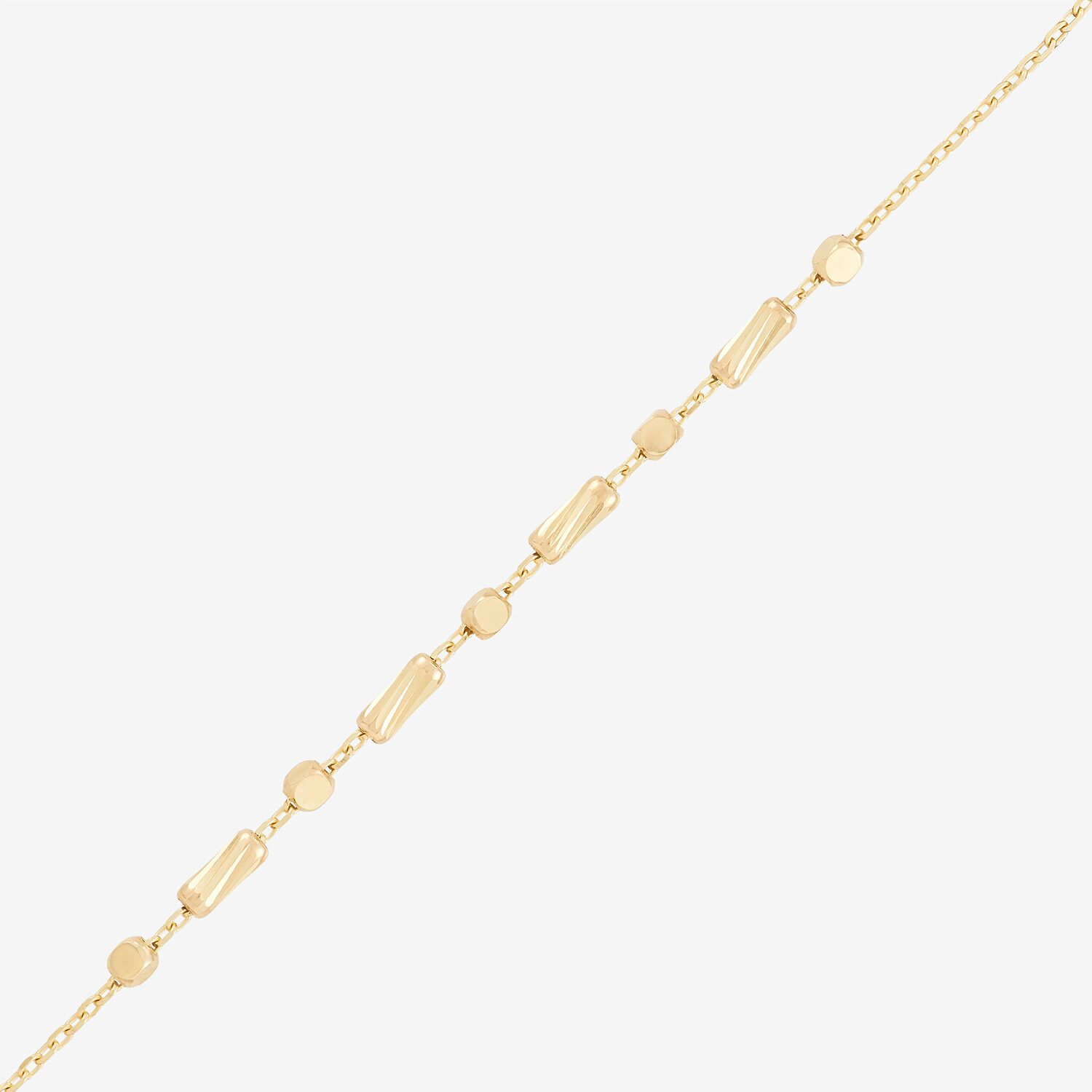 Gold Addiction Womens 10K Gold 17 Inch Chain Necklace