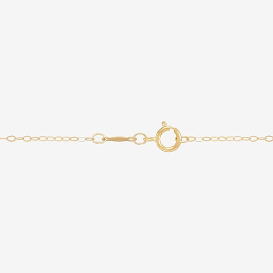 Gold Addiction Womens 10K Gold 18 Inch Pendant Necklace