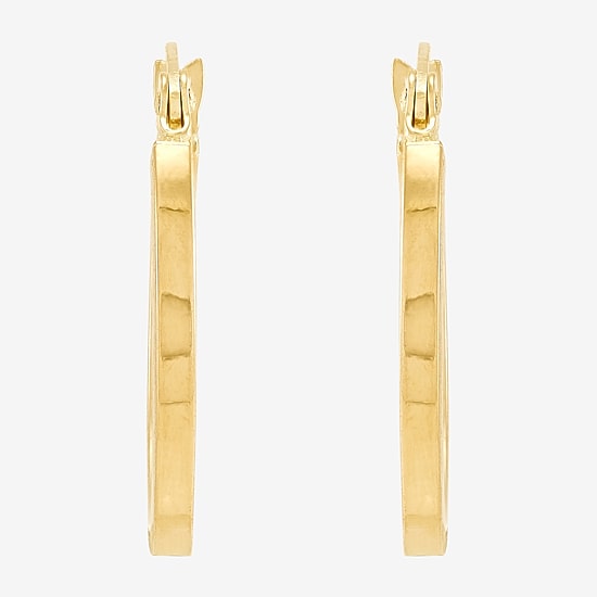 Womens 10K Gold 2 Pair Earring Set