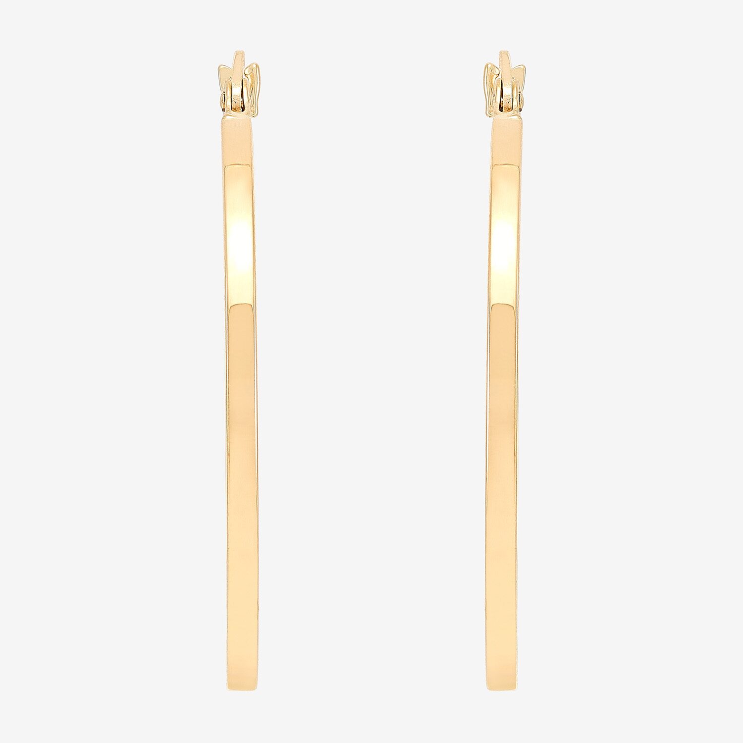 Womens 10K Gold 2 Pair Earring Set