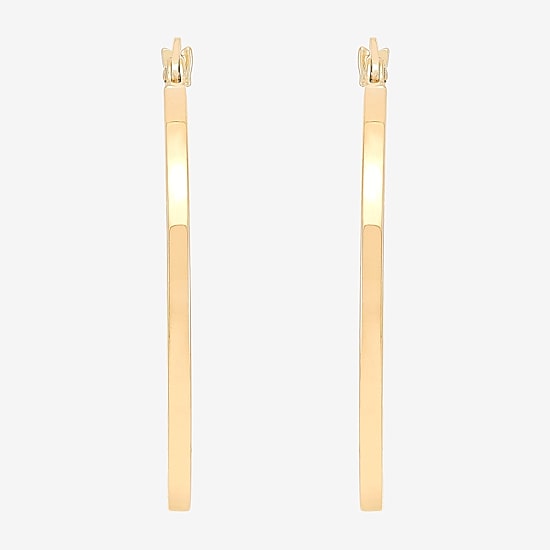 Womens 10K Gold 2 Pair Earring Set