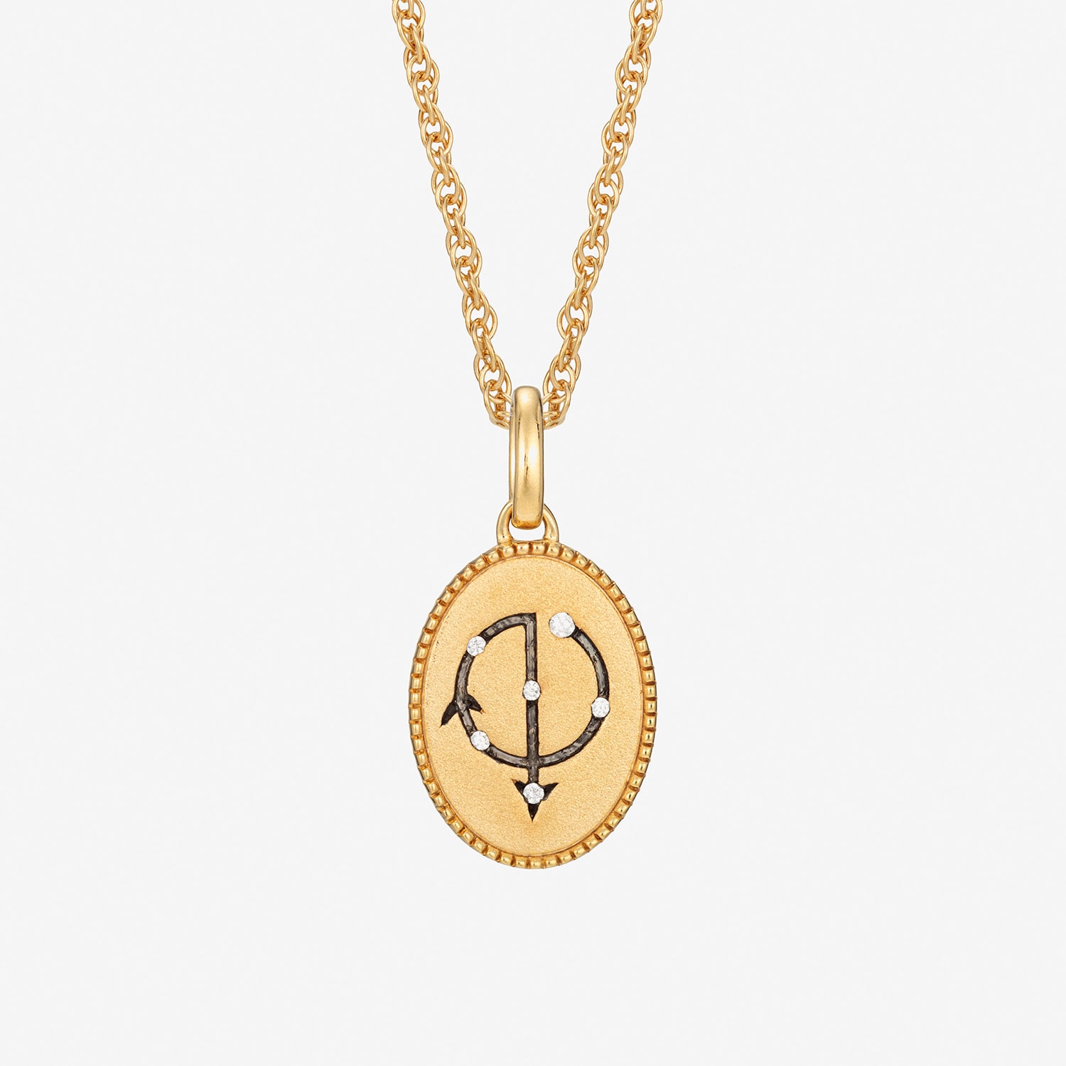 Harry Potter (F/Si2) Womens Diamond Accent Lab Grown White Diamond Accent 14K Gold Over Silver 16 Inch Pendant Necklace
