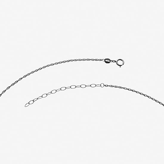 Harry Potter (F / Si2) Womens Lab Grown Diamond Accent Genuine Black Onyx Sterling Silver 18 Inch Pendant Necklace