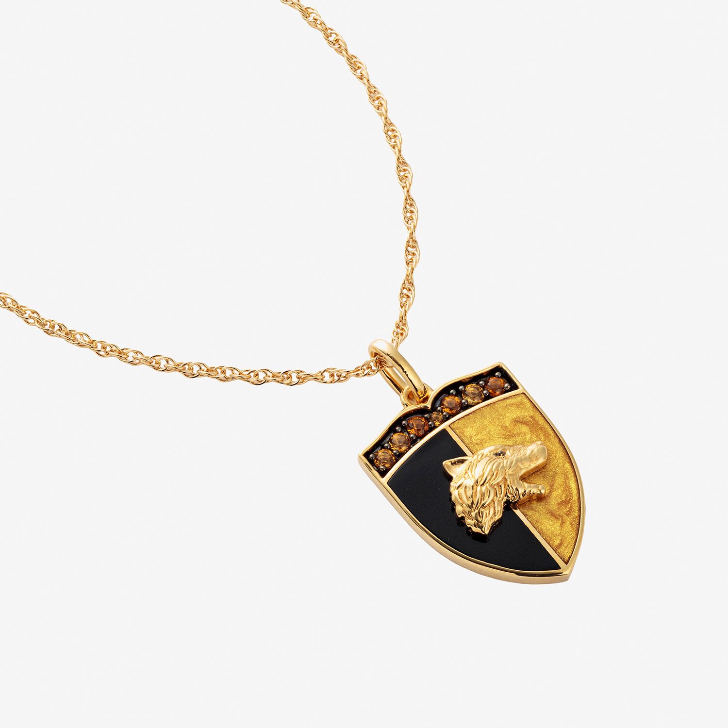Harry Potter Womens Genuine Red Garnet 14K Gold Over Silver Pendant