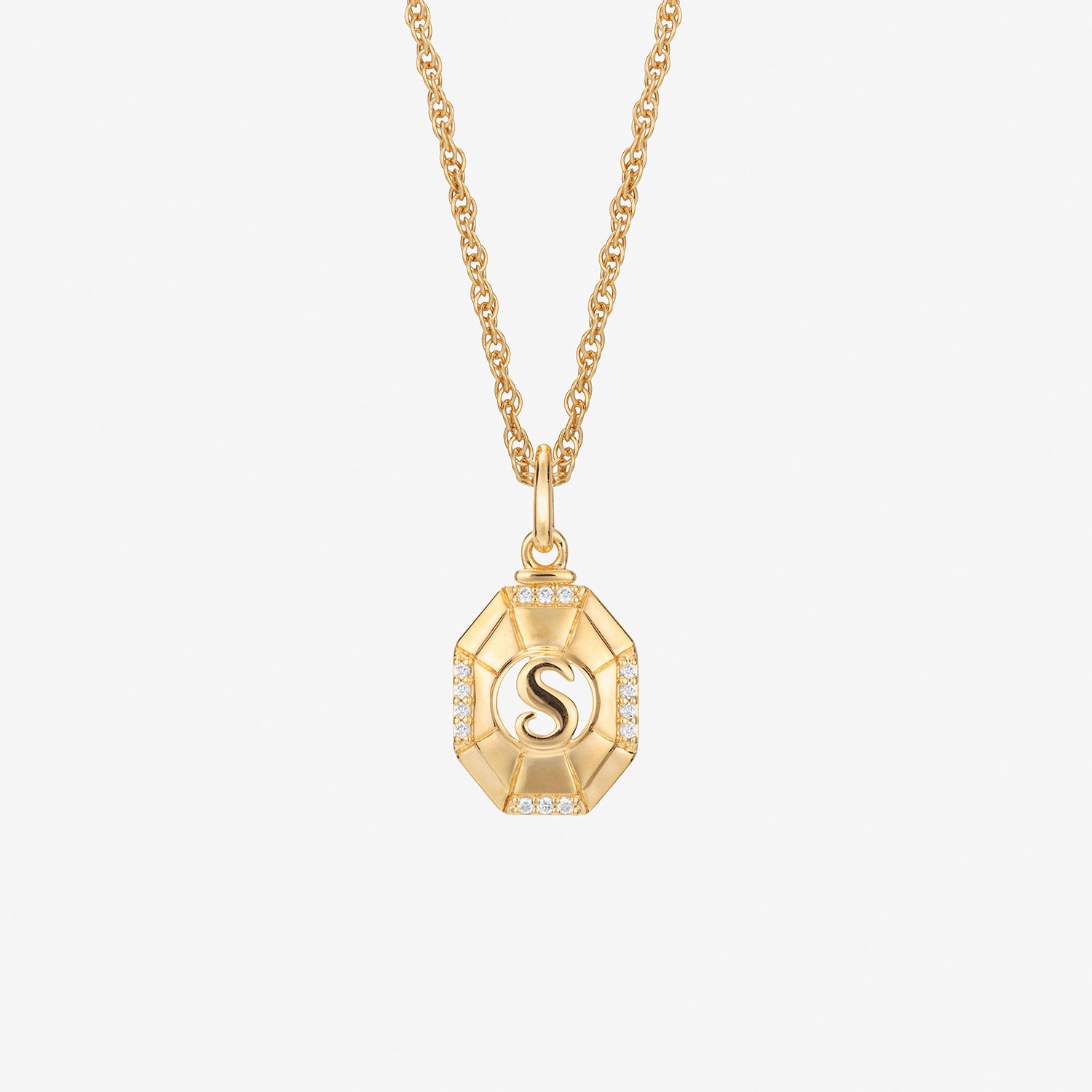 Harry Potter (F / Si2) Womens Lab Grown Diamond Accent Lab Grown White Diamond 14K Gold Over Silver 18 Inch Pendant Necklace